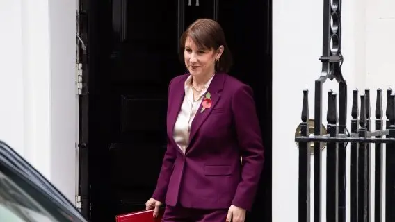 Chancellor of the Exchequer Rachel Reeves outside 11 Downing Street on Tuesday