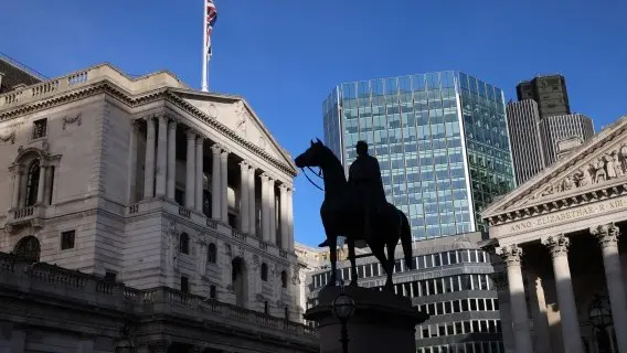 The Bank of England in London, UK