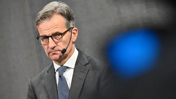 Sweden's Riksbank Governor Erik Thedeen