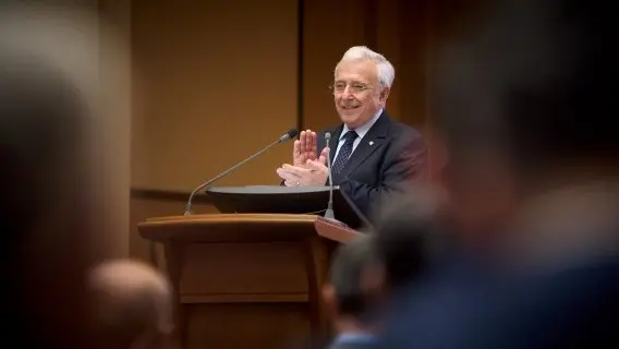 Mugur Isarescu, the Governor of the National Bank of Romania