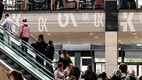 Galeria Krakowska shopping mall in central Krakow, Poland