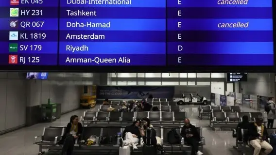 The conflict in the Middle East has already led to more than 10,000 flight cancellations