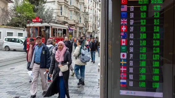 Istanbul, Turkey. We expect USD/TRY to remain on a stable trajectory up to 46.6 by mid-year