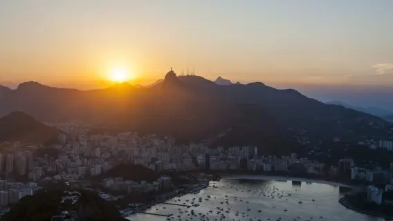 Sugarloaf Mountain in Rio de Janeiro, Brazil