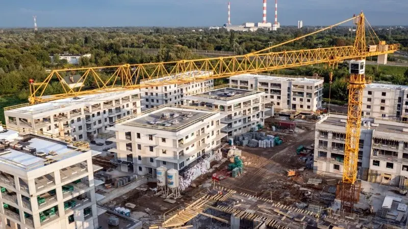 Polish construction falls sharply in early 2024