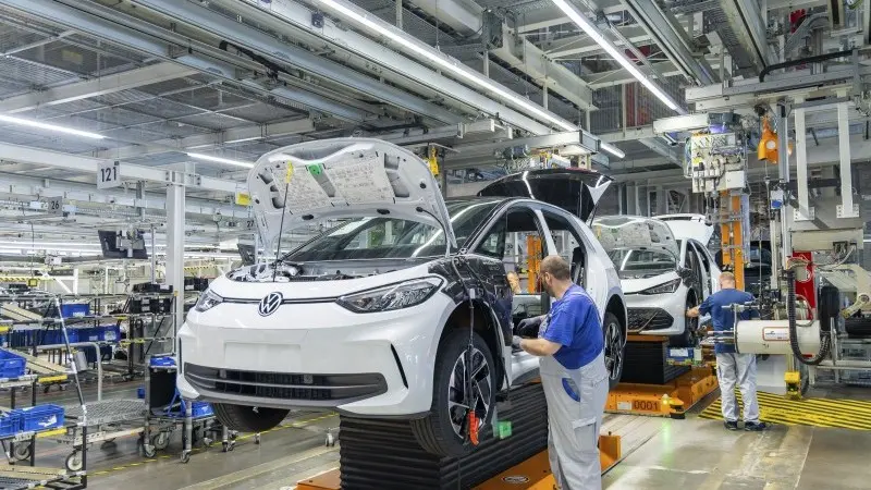 German industrial production shows tentative signs of bottoming out 